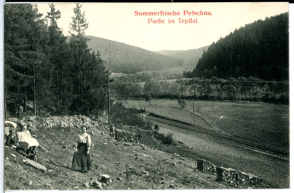 13778-Petschau-1912-Im Tepltal-Brück & Sohn Kunstverlag