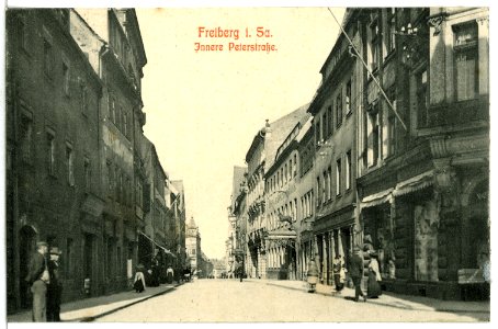 13101-Freiberg-1911-Innere Peterstraße-Brück & Sohn Kunstverlag