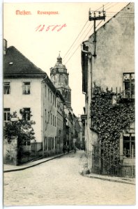12508-Meißen-1911-Rosengasse-Brück & Sohn Kunstverlag