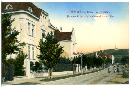 12852-Leitmeritz-1911-Villenviertel-Brück & Sohn Kunstverlag
