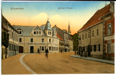 13818-Großenhain-1912-Berliner Straße-Brück & Sohn Kunstverlag