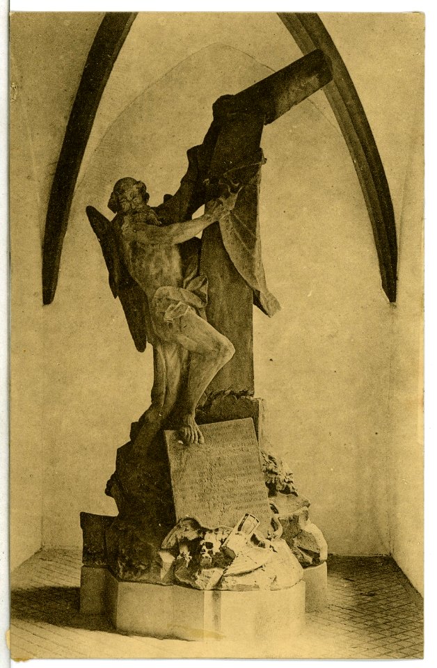 12590-Meißen-1911-Grabmal in den Kreuzgängen des Franziskaner-Klosters-Brück & Sohn Kunstverlag
