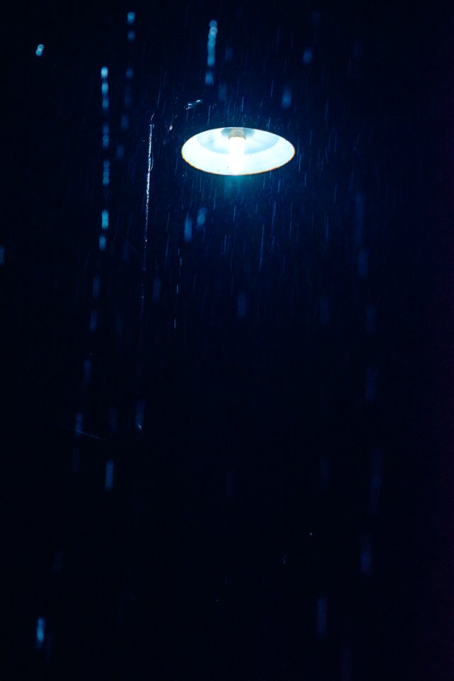 Night cool black lamp