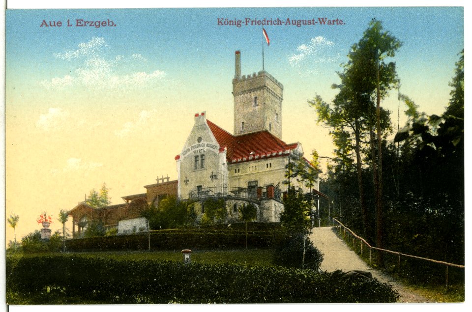 13195-Aue-1911-König Friedrich August Warte-Brück & Sohn Kunstverlag