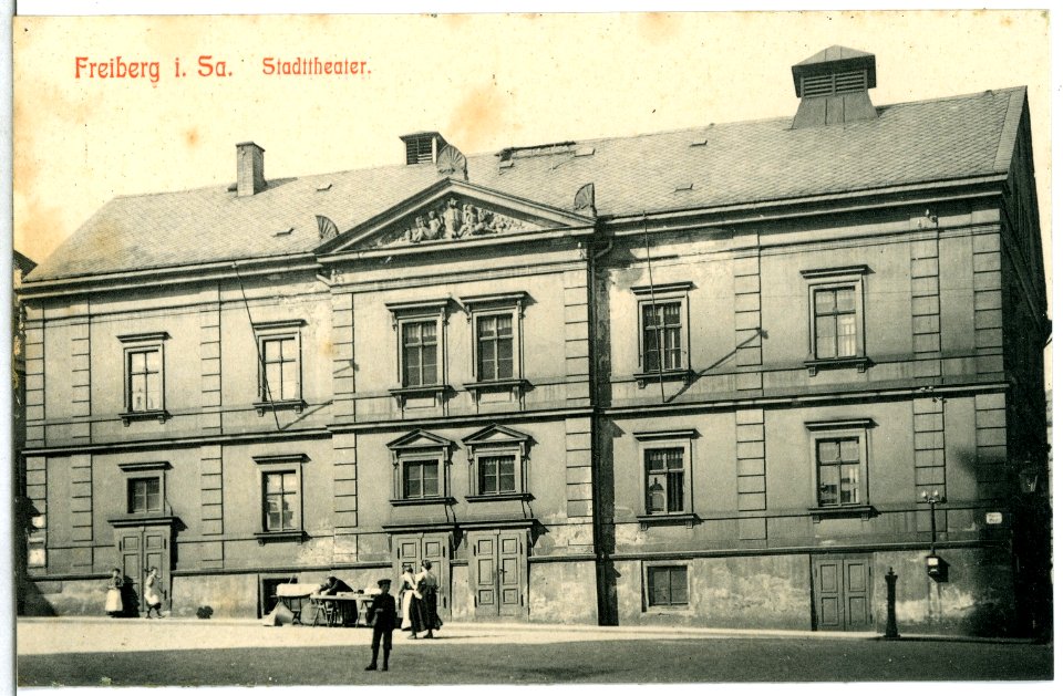 13102-Freiberg-1911-Stadttheater-Brück & Sohn Kunstverlag