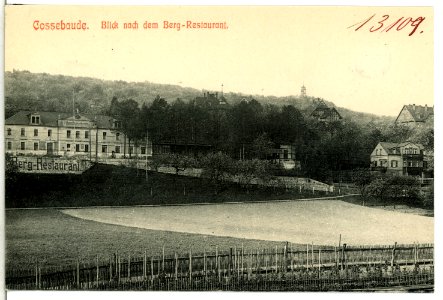 13109-Cossebaude-1911-Blick nach dem Bergrestaurant-Brück & Sohn Kunstverlag
