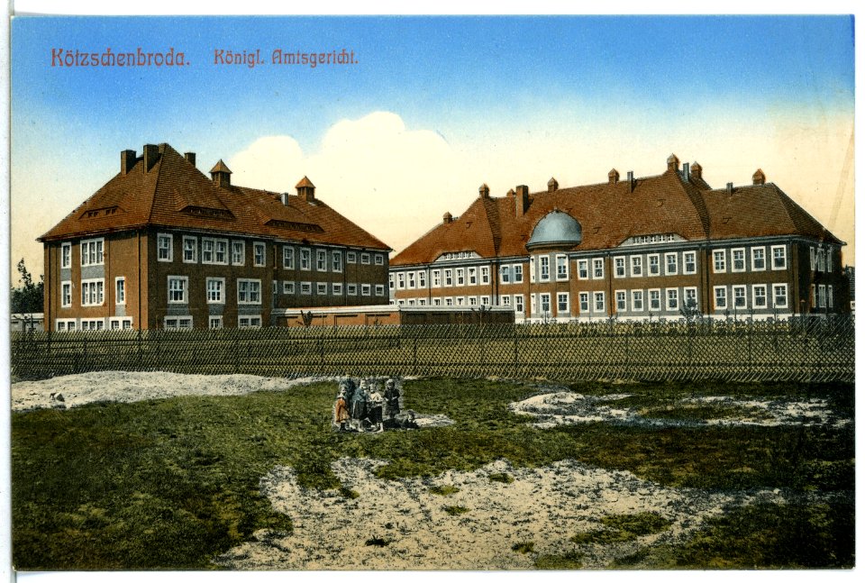 12817-Kötzschenbroda-1911-Königliches Amtsgericht-Brück & Sohn Kunstverlag
