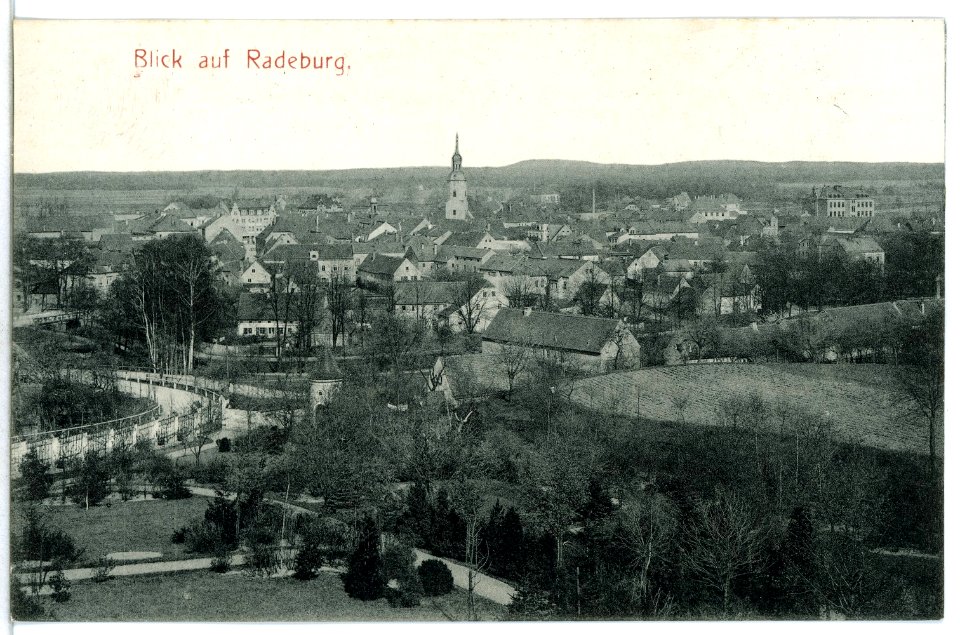 13135-Radeburg-1911-Blick auf Radeburg-Brück & Sohn Kunstverlag