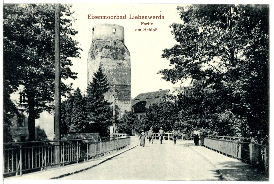 13115-Liebenwerda-1911-Partie am Schloß-Brück & Sohn Kunstverlag