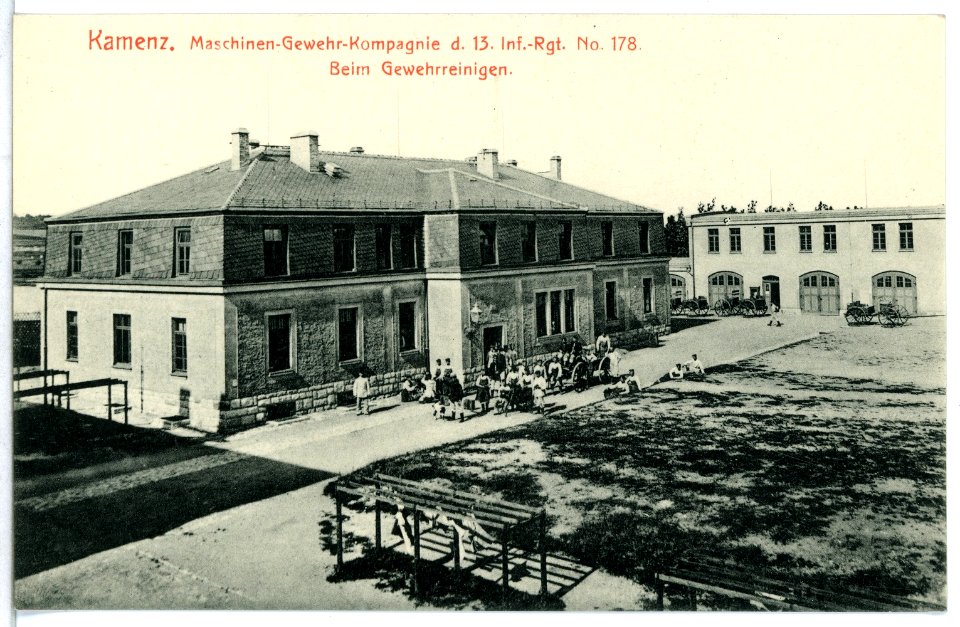 12535-Kamenz-1911-Maschinengewehr-Kompagnie des 13. Infanterie-Regiment Nr. 178-Brück & Sohn Kunstverlag