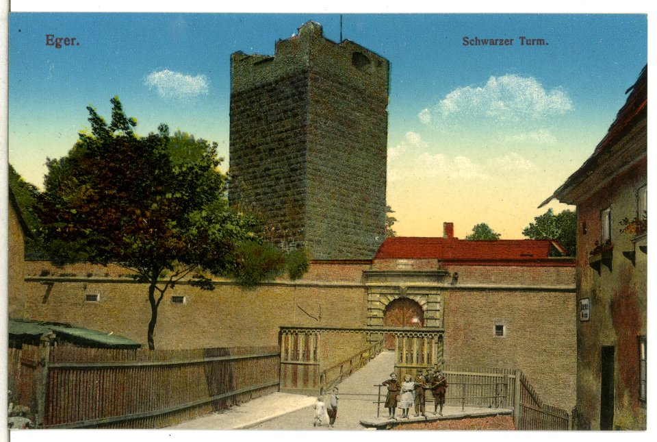 13391-Eger-1911-Schwarzer Turm-Brück & Sohn Kunstverlag