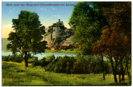 13731-Aussig-1912-Schreckenstein-Brück & Sohn Kunstverlag
