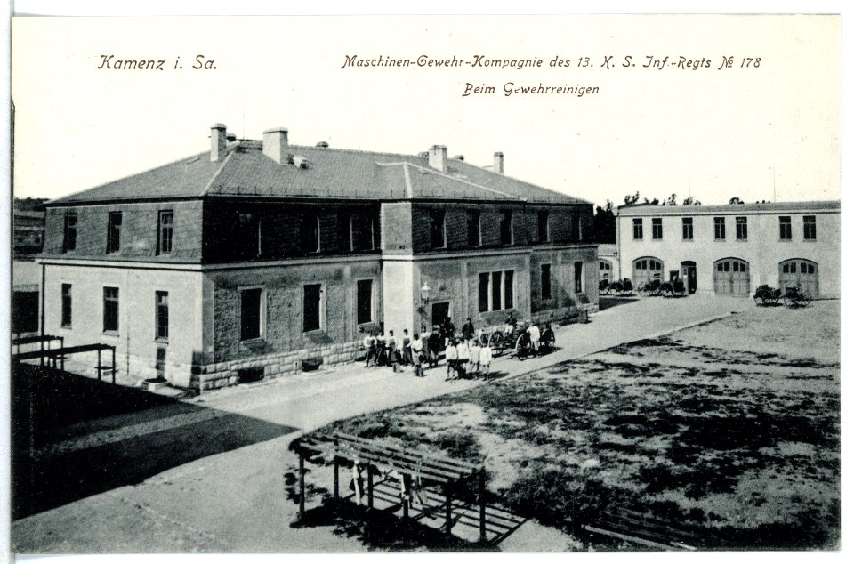 12536-Kamenz-1911-Maschinengewehr-Kompagnie des 13. Infanterie-Regiment Nr. 178-Brück & Sohn Kunstverlag