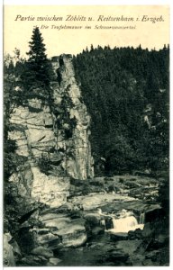 13348-Zöblitz-1911-Teufelsmauer im Schwarzwassertal-Brück & Sohn Kunstverlag