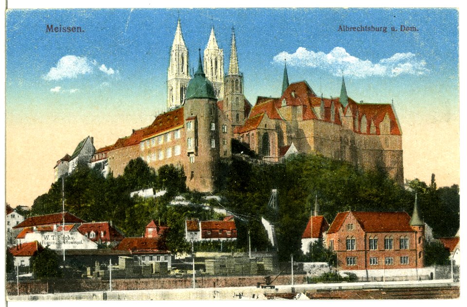 13202-Meißen-1911-Albrechtsburg und Dom-Brück & Sohn Kunstverlag