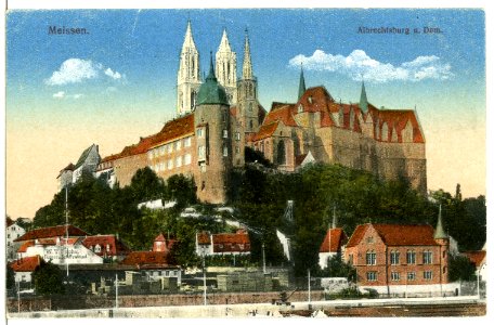 13202-Meißen-1911-Albrechtsburg und Dom-Brück & Sohn Kunstverlag