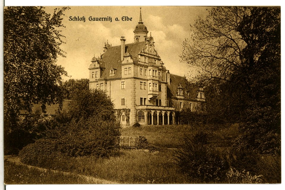 13303-Gauernitz-1911-Schloß-Brück & Sohn Kunstverlag