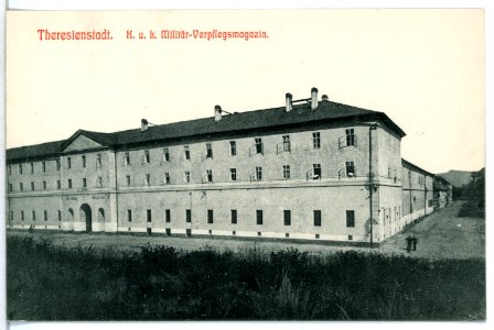 12566-Theresienstadt-1911-K. und K. Militär-Verpflegsmagazin-Brück & Sohn Kunstverlag