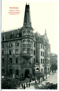 13335-Karlsbad-1911-Grand-Hotel Schützenhaus-Brück & Sohn Kunstverlag
