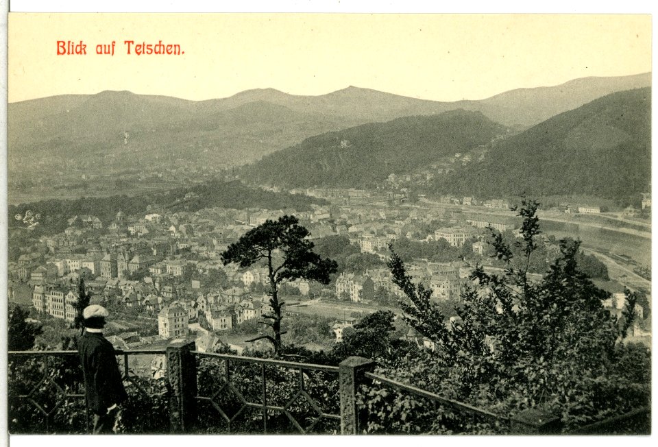 13370-Tetschen-1911-Blick auf Tetschen-Brück & Sohn Kunstverlag