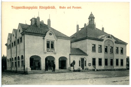 12988-Königsbrück-1911-Truppenübungsplatz, Wache und Post-Brück & Sohn Kunstverlag