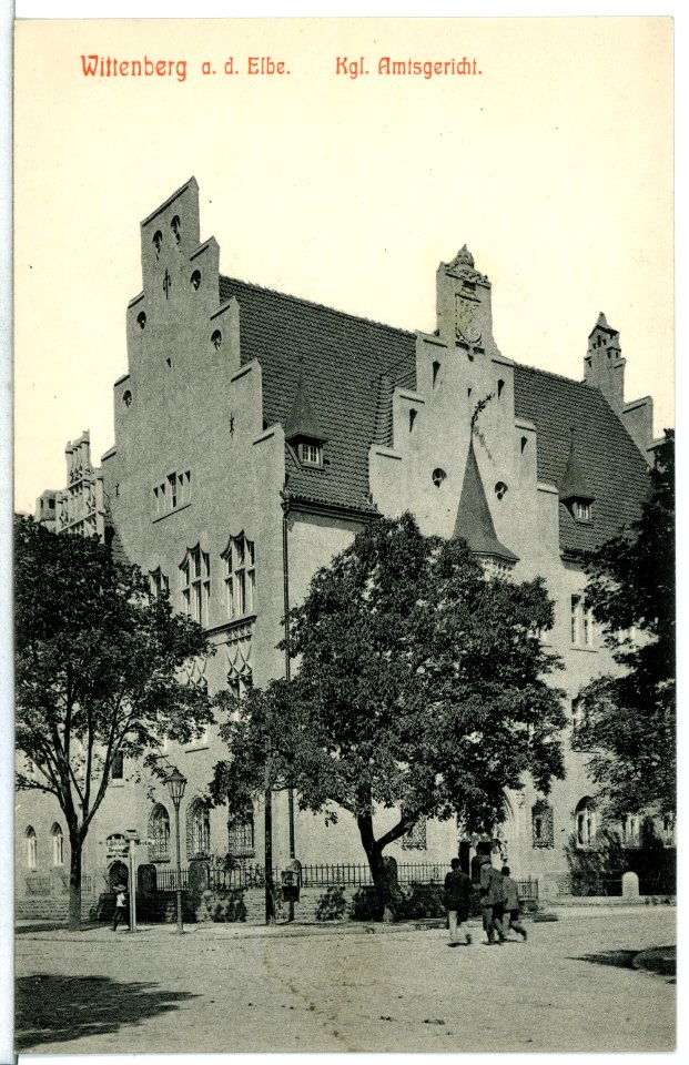 12958-Wittenberg-1911-Königliches Amtsgericht-Brück & Sohn Kunstverlag