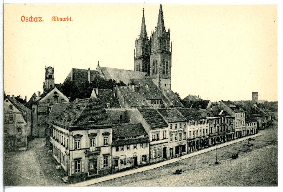 12841-Oschatz-1911-Altmarkt-Brück & Sohn Kunstverlag