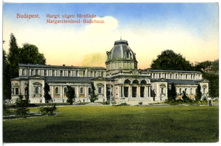 12801-Budapest-1911-Margareteninsel - Badehaus-Brück & Sohn Kunstverlag photo