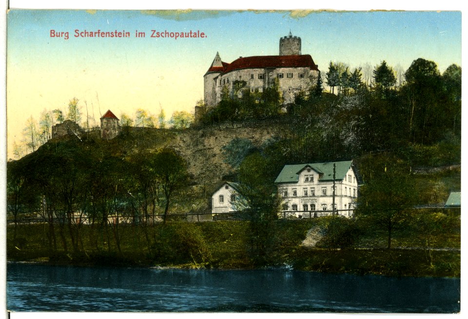 13215-Scharfenstein-1911-Burg-Brück & Sohn Kunstverlag