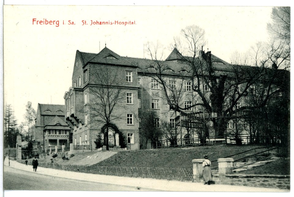 13140-Freiberg-1911-St. Johannis - Hospital-Brück & Sohn Kunstverlag