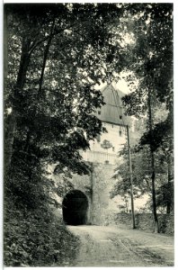 13301-Lengefeld-1911-Schloßaufgang zum Schloß Rauenstein-Brück & Sohn Kunstverlag
