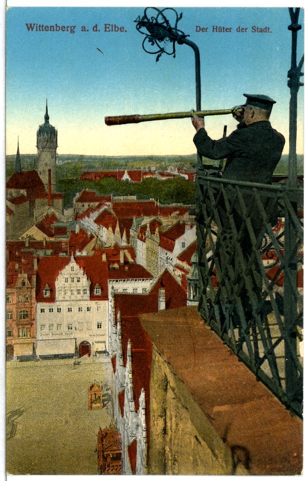 13201-Wittenberg-1911-Hüter der Stadt-Brück & Sohn Kunstverlag