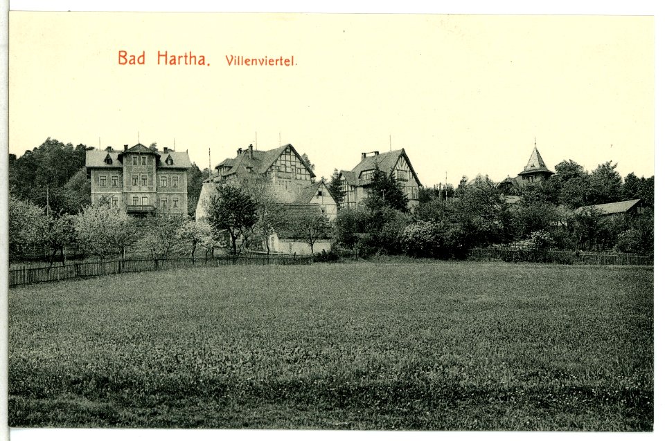 13267-Hartha-1911-Villenviertel-Brück & Sohn Kunstverlag