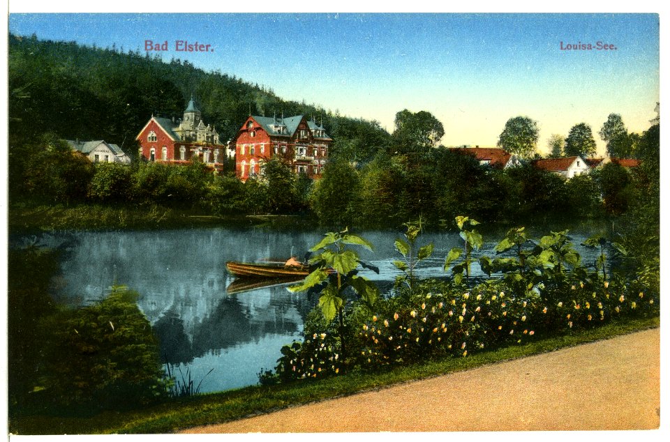 13036-Bad Elster-1911-Louisasee-Brück & Sohn Kunstverlag
