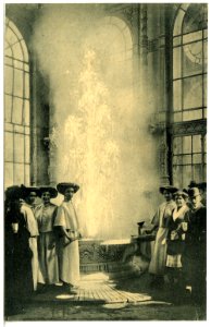 13336-Karlsbad-1911-Am Sprudel während der Trinkzeit-Brück & Sohn Kunstverlag