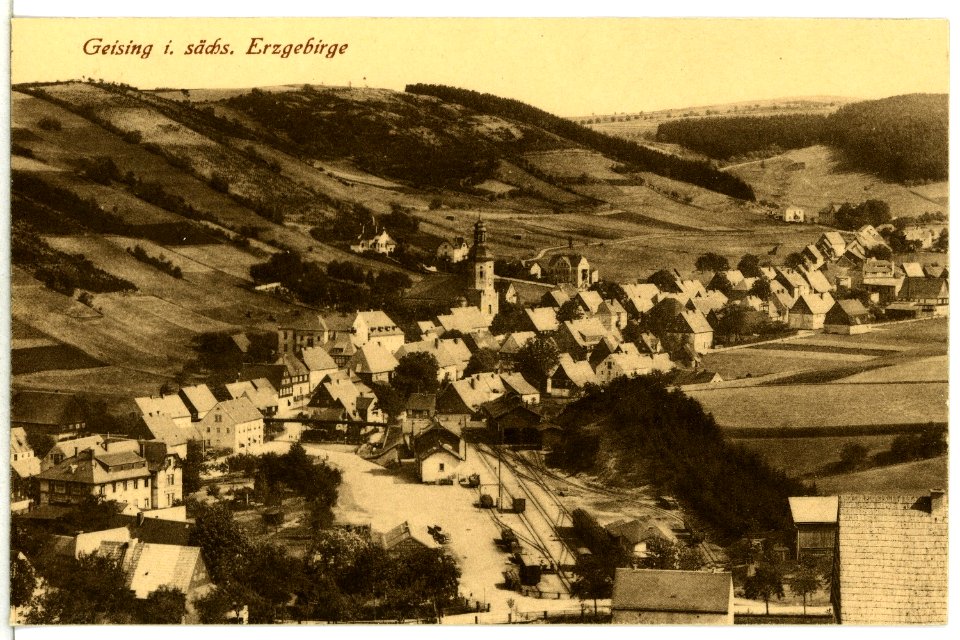 15426-Geising-1913-Blick auf Geising-Brück & Sohn Kunstverlag