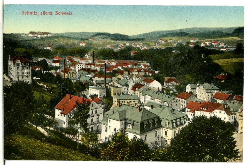 13199-Sebnitz-1911-Blick auf Sebnitz-Brück & Sohn Kunstverlag