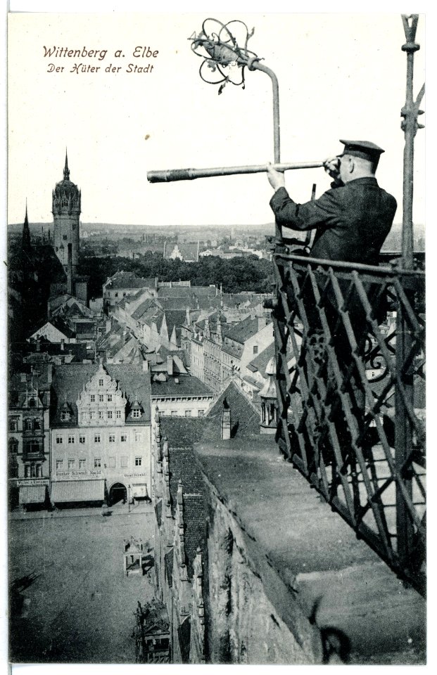 12846-Wittenberg-1911-Der Hüter der Stadt-Brück & Sohn Kunstverlag