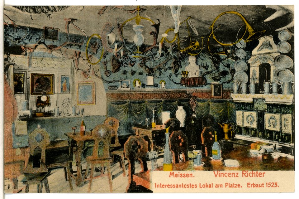 12825-Meißen-1911-Vincenz Richter - Gaststube-Brück & Sohn Kunstverlag