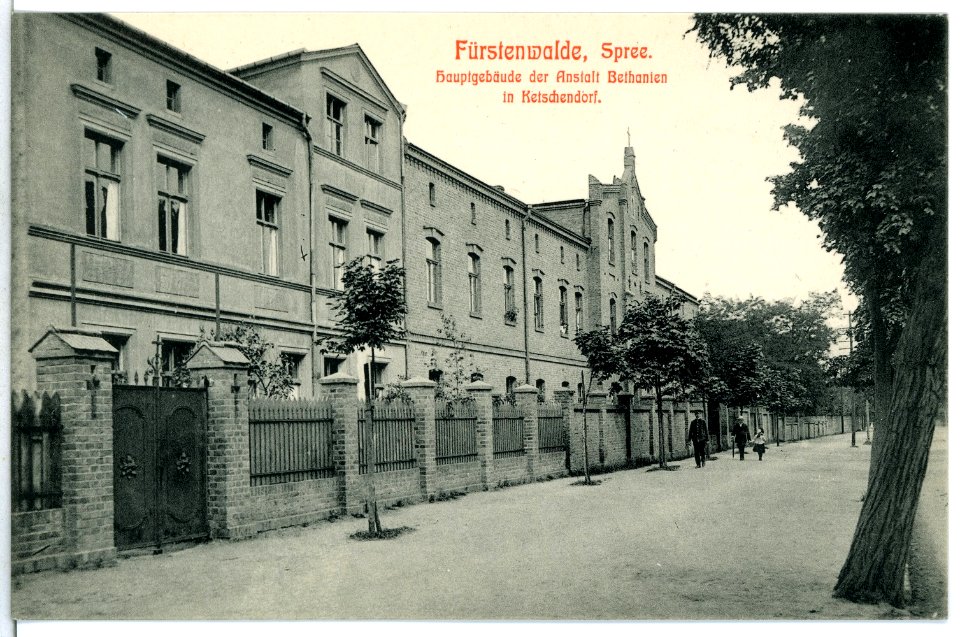 13282-Fürstenwalde-1911-Hauptgebäude der Anstalt Bethanien, Ketschendorf-Brück & Sohn Kunstverlag
