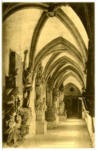 12589-Meißen-1911-Grabmal in den Kreuzgängen des Franziskaner-Klosters-Brück & Sohn Kunstverlag