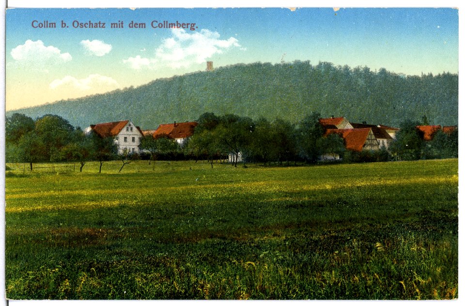 15406-Collm-1913-Blick auf Collm und den Collmberg-Brück & Sohn Kunstverlag