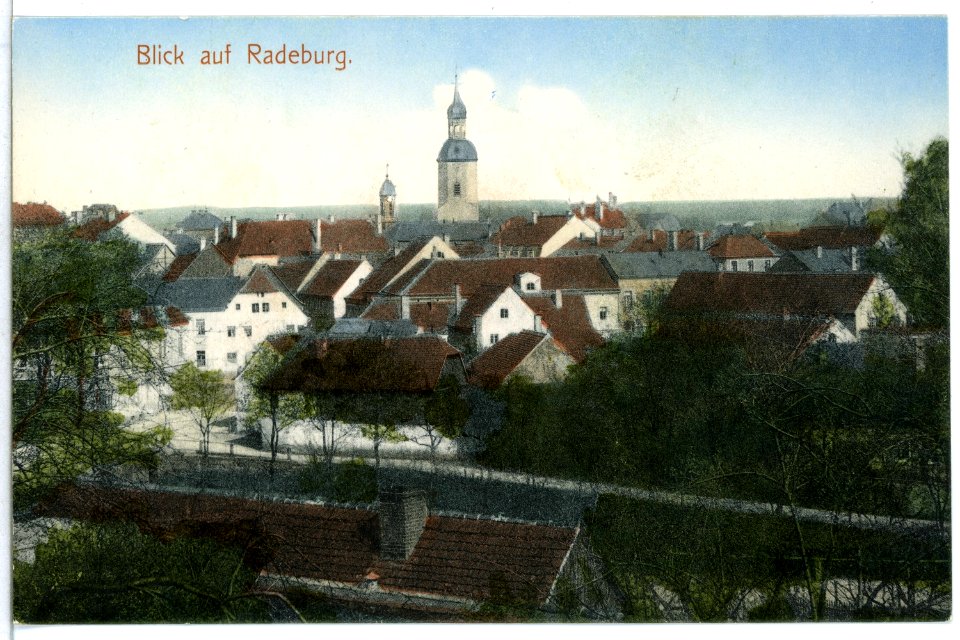 13138-Radeburg-1911-Blick auf Radeburg-Brück & Sohn Kunstverlag