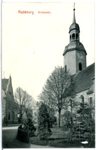 13133-Radeburg-1911-Kirchplatz-Brück & Sohn Kunstverlag