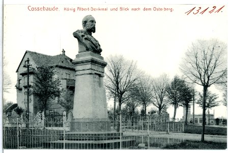 13121-Cossebaude-1911-König-Albert-Denkmal-Brück & Sohn Kunstverlag