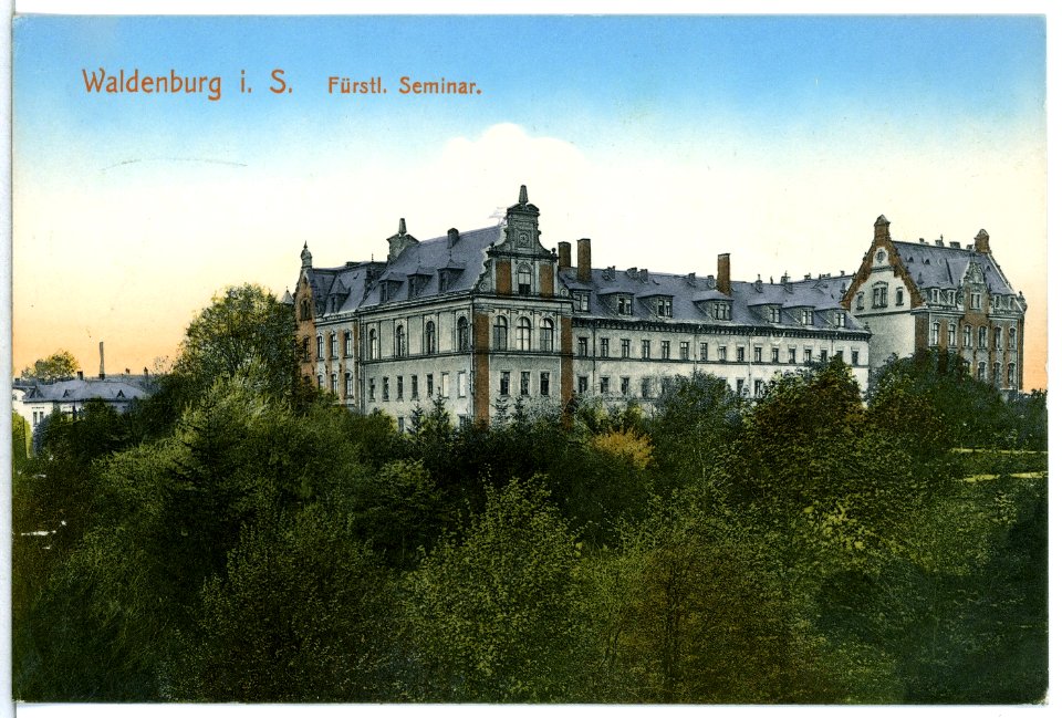 15353-Waldenburg-1913-Fürstliches Seminar-Brück & Sohn Kunstverlag