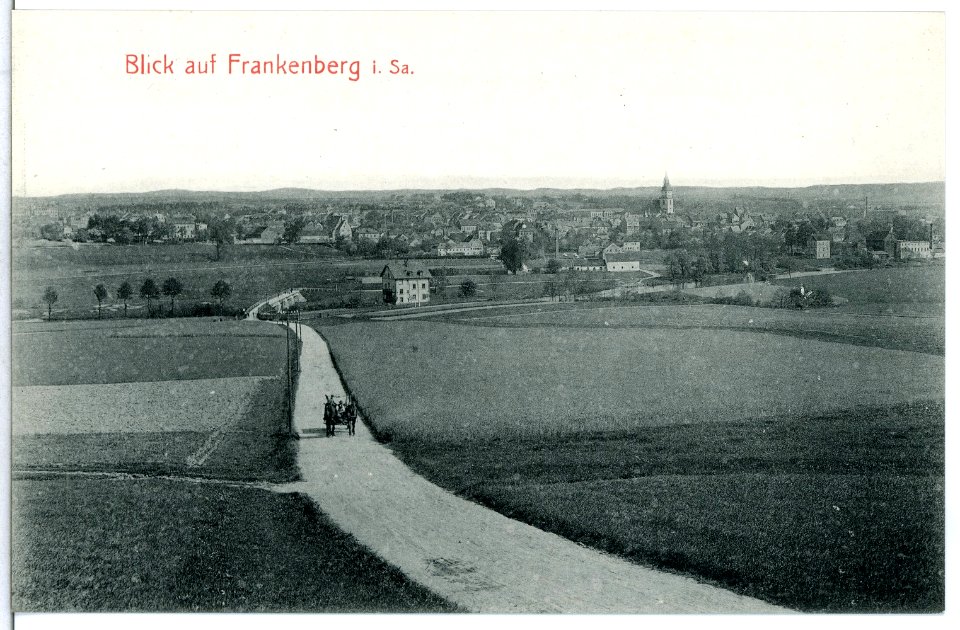 13174-Frankenberg-1911-Blick auf Frankenberg-Brück & Sohn Kunstverlag