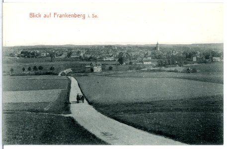13174-Frankenberg-1911-Blick auf Frankenberg-Brück & Sohn Kunstverlag