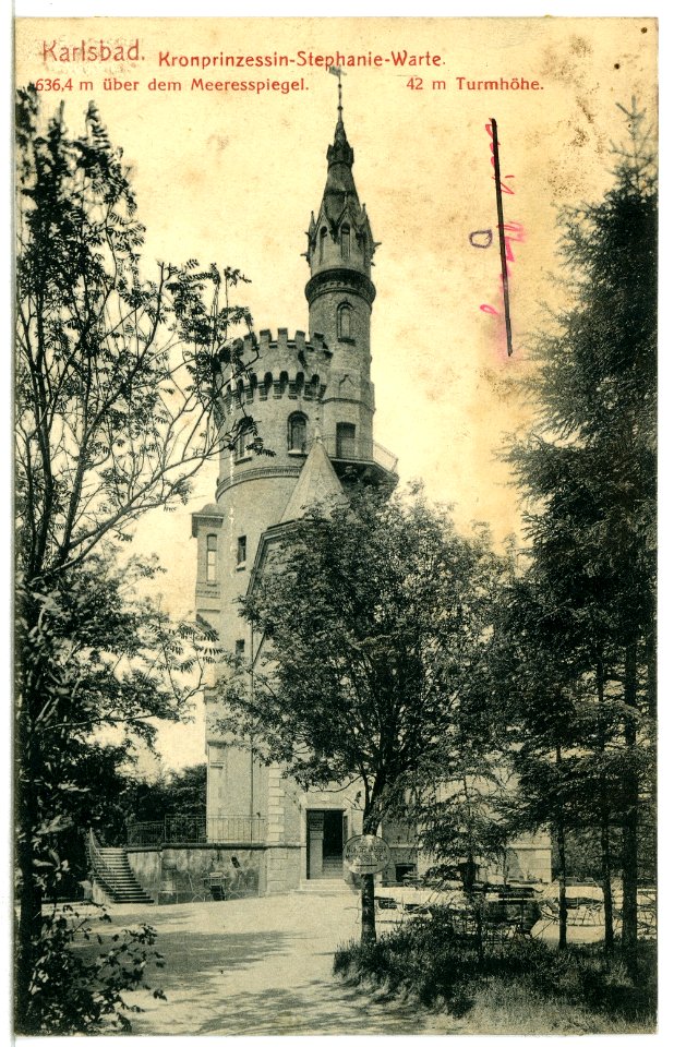 13333-Karlsbad-1911-Stepfaniewarte-Brück & Sohn Kunstverlag
