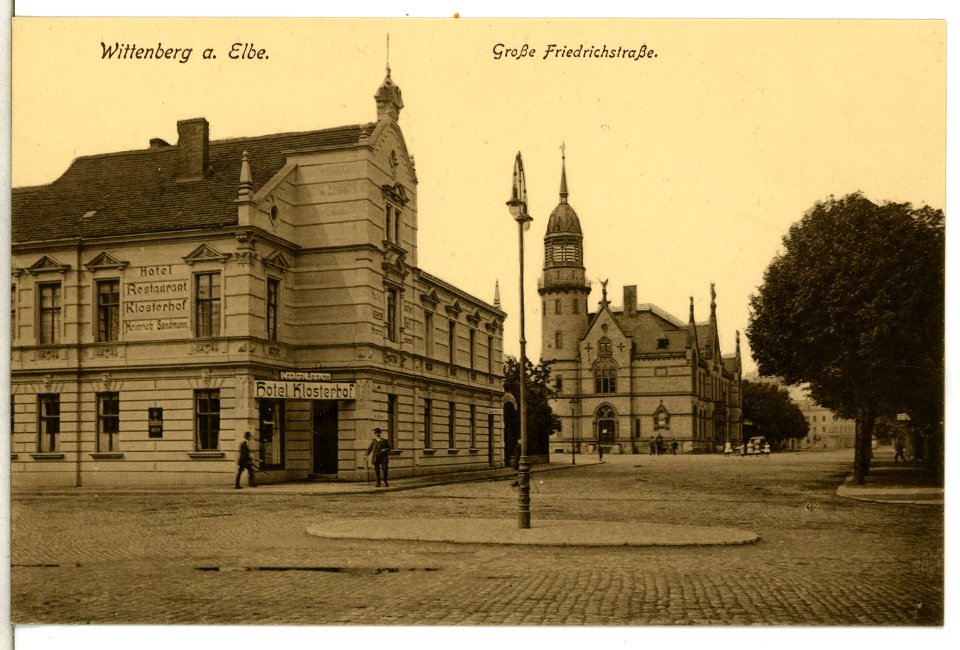 15305-Wittenberg-1913-Große Friedrichstraße-Brück & Sohn Kunstverlag